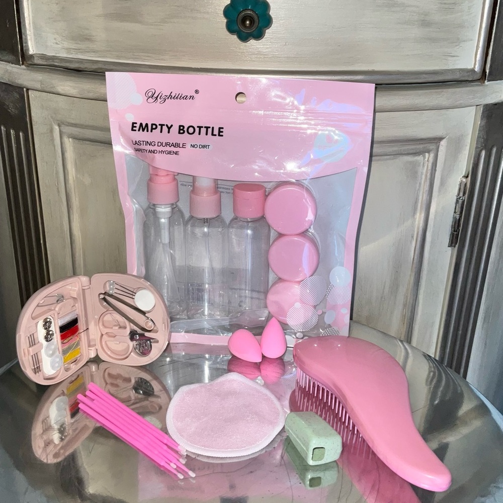 Travel pack #3in Macaroon Colors ! all in one package, 19 pieces Light weight!